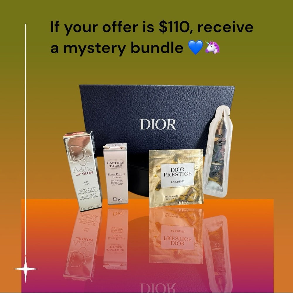 Luxury Dior Beauty Gift Set –  Capture Totale Serum & Dior Addict Lip Glow